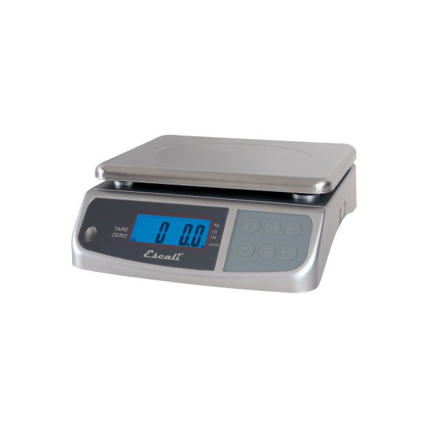 San Jamar Escali M3315 M-Series Digital Kitchen Scale, 33lb x 0.2oz/15kg x 5g, Stainless Steel M3315 - main